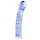 Gildo Glass No. 5 - Spiral Glass Dildo (Clear Blue)