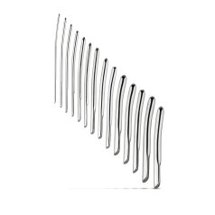 SINNER 174 – Curved Steel Dilator Set (14 Pieces)