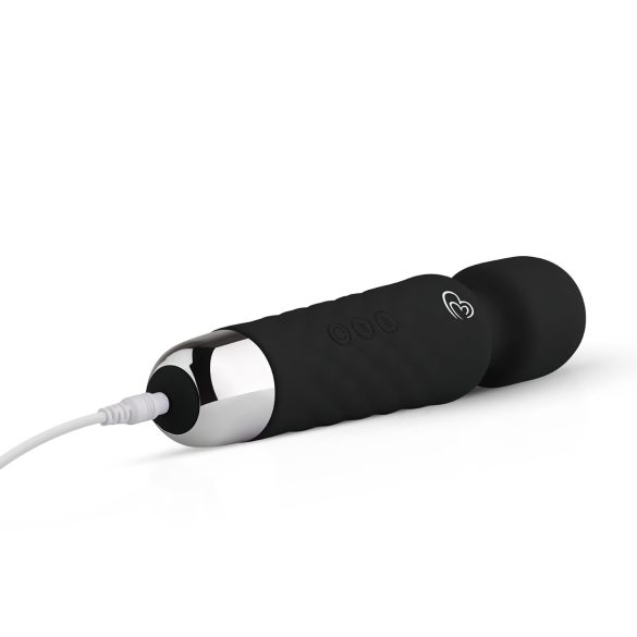 EasyToys Mini Wand - Rechargeable Massager Vibrator (Black)