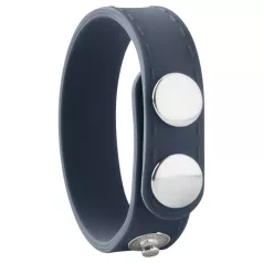 Boners Adjustable Cock Straps S/M - Gray Penis Ring