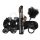 LoveBoxxx I Love Black - Vibrating Bondage Set (6 Pieces)