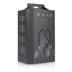 Saiz Premium Dual Breast Pump - Compact (Clear-Black)