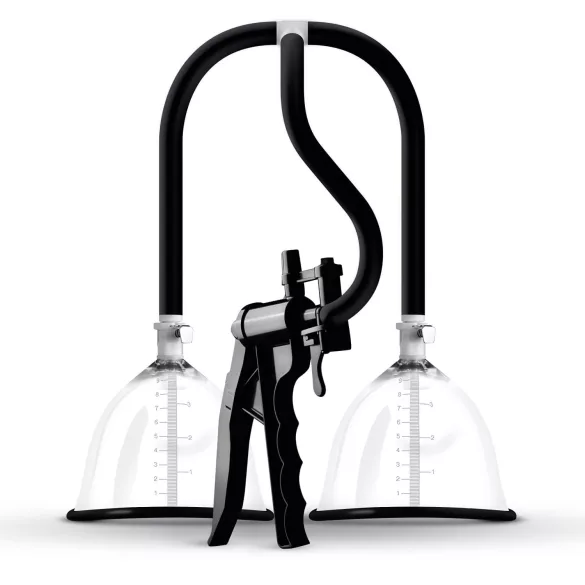 Saiz Premium Dual Breast Pump - Compact (Clear-Black)