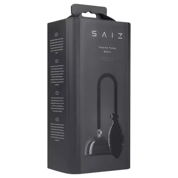 Saiz Basic - Transparent-Black Personal Pump