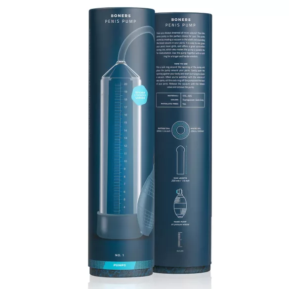 Boners No.1 - penis pump (transparent)
