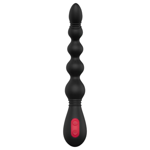Cheeky Love - Rechargeable Beaded Anal Vibrator (Black)
