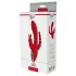 Red Revolution Hera - Cordless, Waterproof 3-Prong Vibrator (Red)