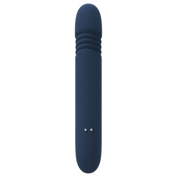 Goddess Zephyros - Waterproof Thrusting Vibrator with Clitoral Arm (Blue)