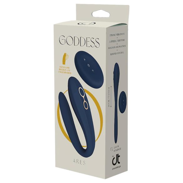 Goddess Ares - Flexible Duo Vibrator (Blue)
