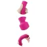 Vibes of Love Wand - rechargeable, warming, massaging vibrator (pink)