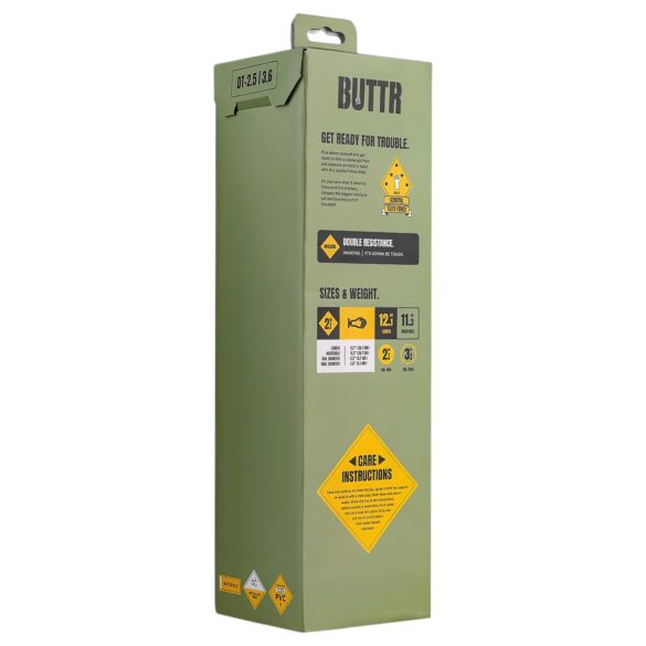 BUTTR Double Trouble - Suction Cup Fisting Dildo (Black)