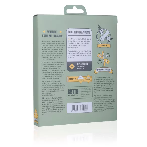 BUTTR Gauntlets - Black Latex Fisting Gloves