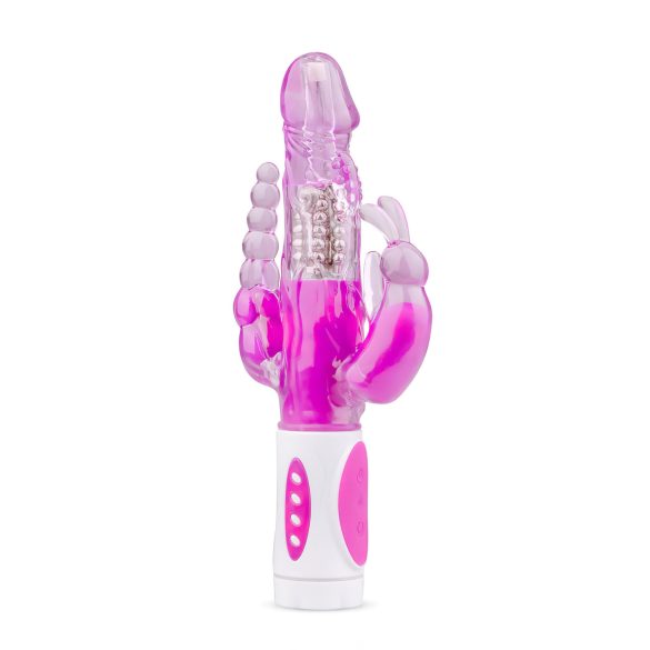 Easytoys Raving Rabbit - Triple Pleasure Vibrator (Pink)