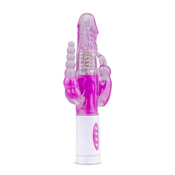 Easytoys Raving Rabbit - Triple Pleasure Vibrator (Pink)