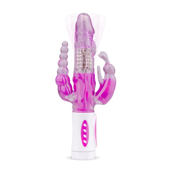 Easytoys Raving Rabbit - Triple Pleasure Vibrator (Pink)