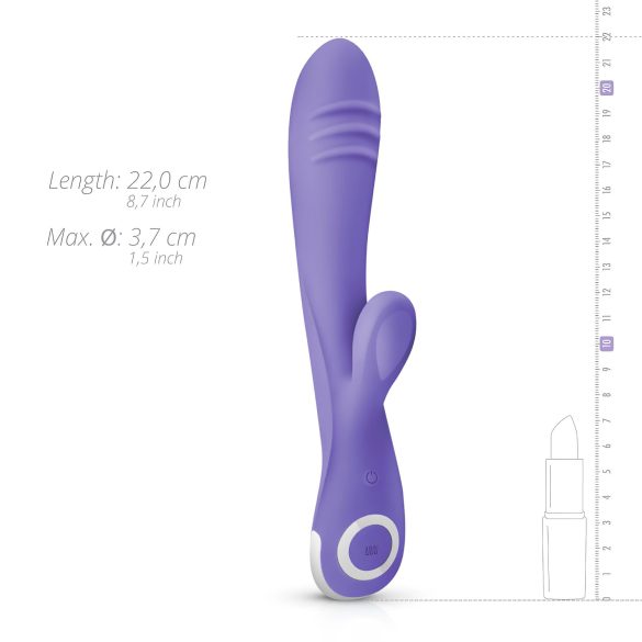 Good Vibes Only Fane Rabbit - Vibrator with Clitoral Arm (Purple)