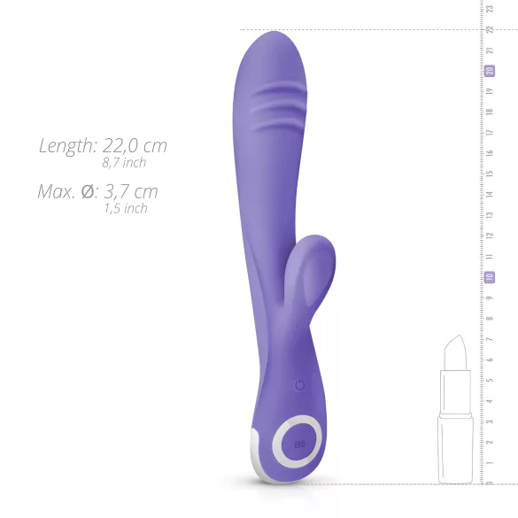 Good Vibes Only Fane Rabbit - Vibrator with Clitoral Arm (Purple)