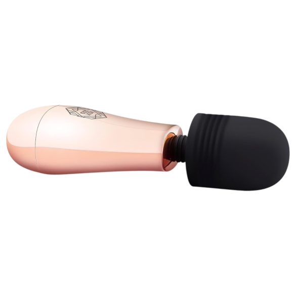 Rosy Gold Mini Wand - Rechargeable Massage Vibrator (Rose Gold)