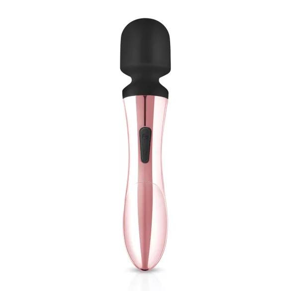 Rosy Gold Wand Curve - Rechargeable Massager Vibrator (Rose Gold)