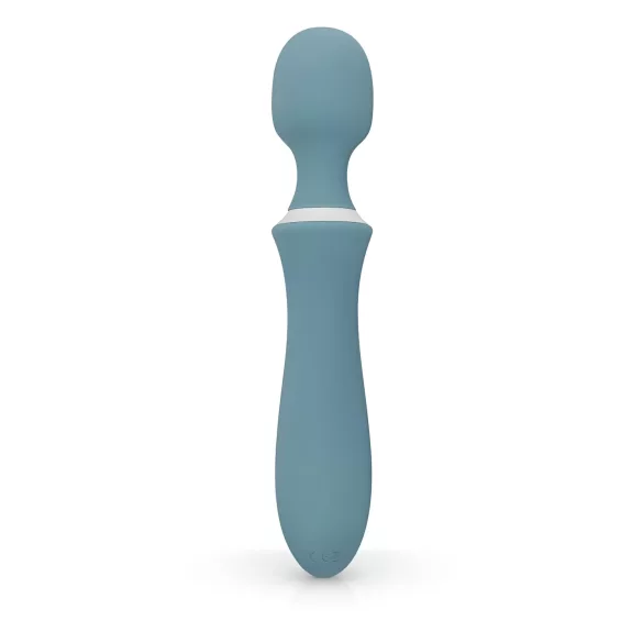 Bloom Orchid Wand - rechargeable massaging vibrator (turquoise)