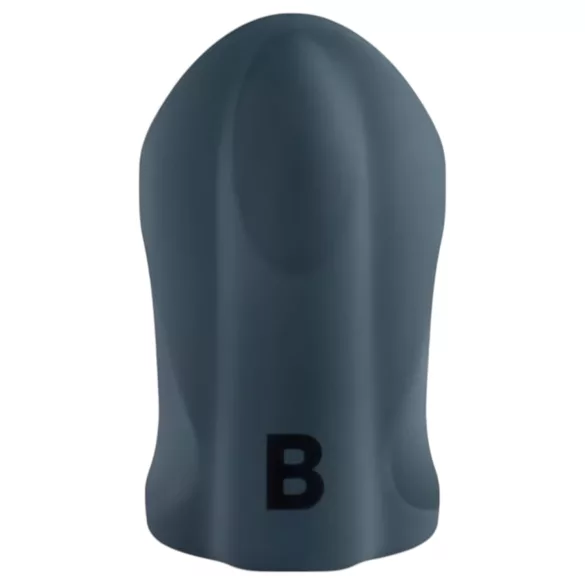 Boners - Rechargeable Vibrating Open Masturbator (Gray)