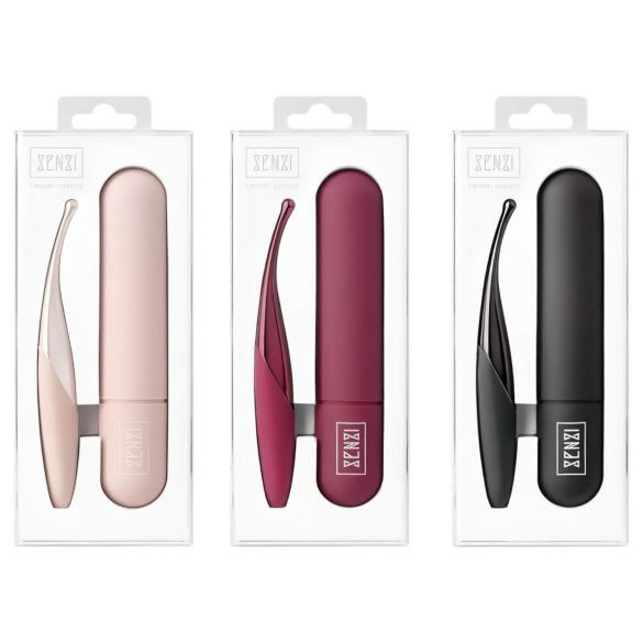 Senzi - Rechargeable, Waterproof Clitoral Vibrator (Black)