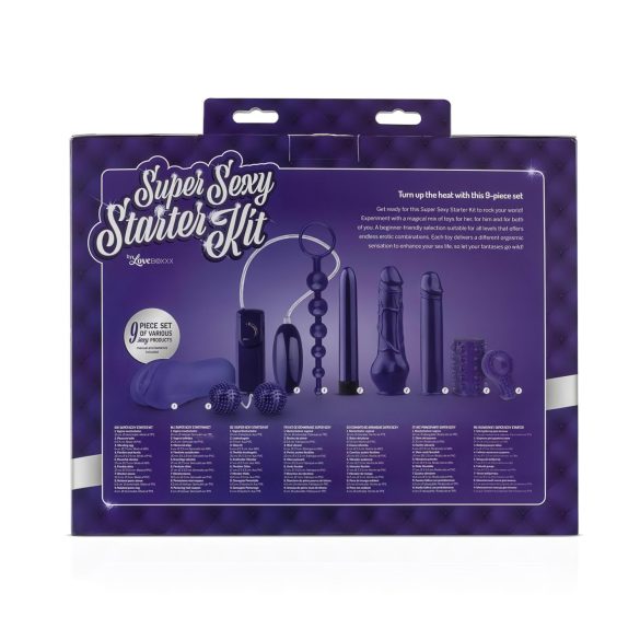 LoveBoxxx Super Sexy - Vibrator Set (9 Pieces)