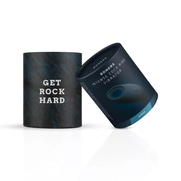 Boners - Rechargeable, Waterproof Vibrating Cock Ring (Grey)