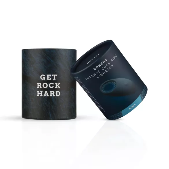 Boners - Rechargeable, Waterproof Vibrating Cock Ring (Grey)