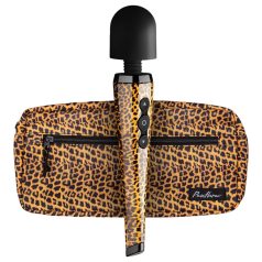   Panthra Shaka Wand - Rechargeable, Massage Vibrator (Leopard-Black)