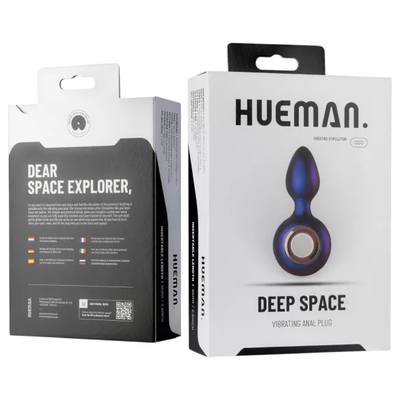 Hueman Deep Space - Rechargeable Anal Vibrator (Purple)