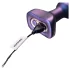 Hueman Space Inveder - rechargeable anal vibrator (purple)