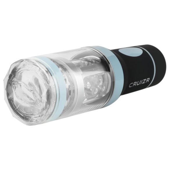 CRUIZR CM04 - Rechargeable Rotating Masturbator (Black-Blue)
