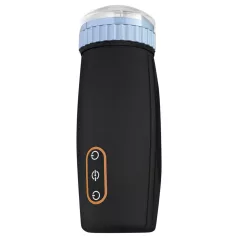   CRUIZR CM05 - Rechargeable Thrusting & Suction Male Toy (Black-Blue)