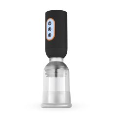   CRUIZR CS07 - Rechargeable Vibrating Penis Pump (Black-Transparent)