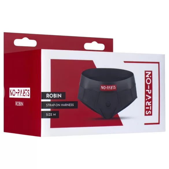 No-Parts Robin - Strap-On Bottoms (Black) - Size S