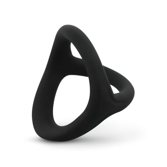 Easytoys Desire Ring - Flexible Penis and Testicle Ring (Black)