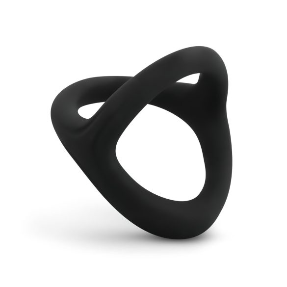 Easytoys Desire Ring - Flexible Penis and Testicle Ring (Black)