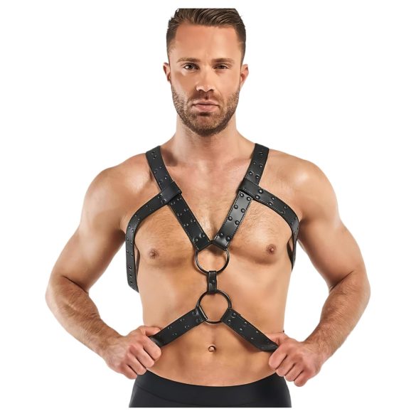 Rocco Bedroom Fantasies - Black Body Harness Top (S-XL)