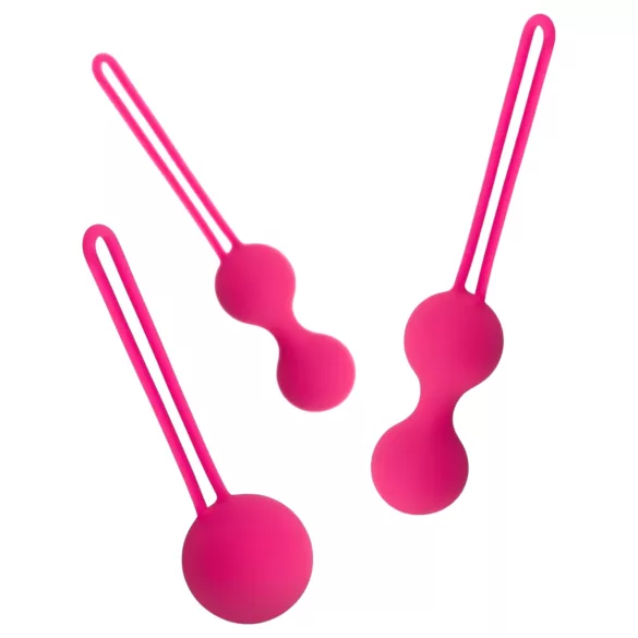 Easytoys LoveBalls - 3-Piece Kegel Ball Set (Pink)