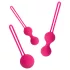 Easytoys LoveBalls - 3-Piece Kegel Ball Set (Pink)