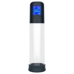 Boners - Automatic LCD Penis Pump (Clear-Black)