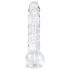 EasyToys - Transparent Testicle Dildo - 13.5cm