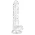 EasyToys - Transparent 17cm Dildo with Balls