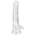 EasyToys - Transparent 17cm Dildo with Balls