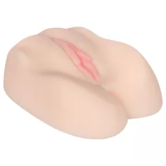  FWB - Ellen Rogers Realistic Vagina & Butt with Vibrator (Natural)