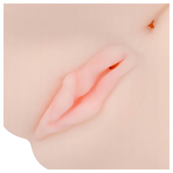 FWB - Ellen Rogers Realistic Vagina & Butt with Vibrator (Natural)