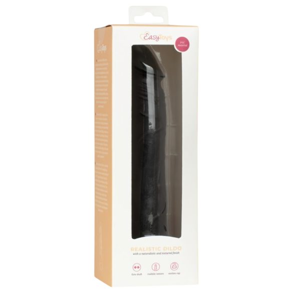 Easytoys - Realistic Dildo - 6.9 inches (Black)