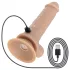 Real Fantasy Hunter - ejaculating realistic vibrator with remote control (flesh-coloured)