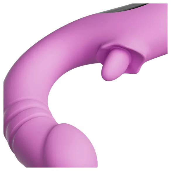 Good Vibes Only - thrusting clitoral vibrator (pink)